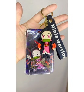 Demon Slayer Nezuko Anime Silikon Anahtarlık Kartlık Çanta Charm Süs İşYeri Hastane Okul Hediyelik