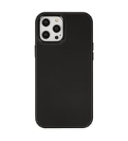 Apple İphone 12 Pro Max Kılıf Asya Deri Silikon - Siyah