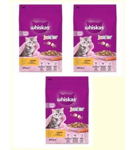 Whiskas Tavuklu Yavru Kuru Kedi Maması 300 gr (3 Adet)