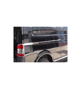 Mercedes Sprinter Uyumlu W906 Ncv3 Sürgülü Kapı Çıtası 2 Parça Krom (U.Ş) 2006 Ve Sonrası