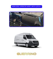 MERCEDES SPRİNTER W907-W910 2018+TORPİDO KORUMA HALISI MAVİ KENAR