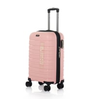 Hotowa Gold PP Valiz 8010 Pembe TSA Kilitli Kabin Boy
