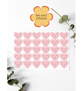 100 Adet Teşekkür Ederiz Stickers Paketleme Kargo Çıkartma PYT0KSTK141