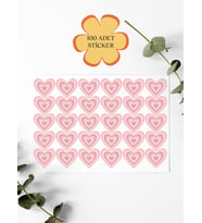 100 Adet Teşekkür Ederiz Stickers Paketleme Kargo Çıkartma PYT0KSTK141