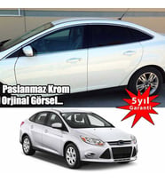 Ford Focus 3 Cam Çıtası Komple Kromu Nikelajı 2012-2015