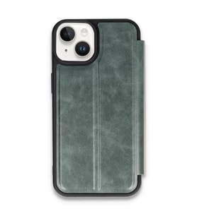 İphone 14 Flip Cover - Koyu Yeşil
