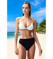 Modern Üçgen Bikini Takımı Hızlı Kuruyan Klora Dayanıklı Premium Kalite Yüksek Konfor