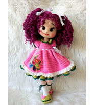 Yaz Esintisi Bebek Amigurumi Organik Oyuncak