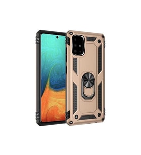 Samsung Galaxy A51 Uyumlu Kılıf Zore Vega Kapak (Gold)