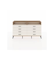 Arges Konsol 2 Raflı 8 Çekmeceli  176x30x99 Çam-Aytaşı