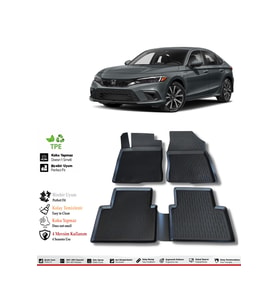 Honda Civic FE1 2024 Model 4D Havuzlu Paspas