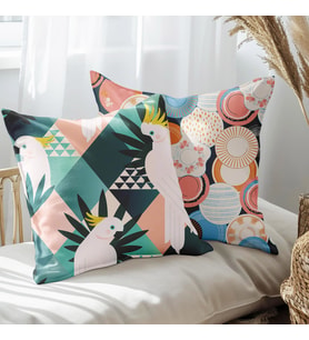 eJOYA Modern Tasarımlı 2'li Yastık İçi Ve Kırlent Kılıfı 45cm 113502