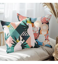 eJOYA Modern Tasarımlı 2'li Yastık İçi Ve Kırlent Kılıfı 45cm 113502