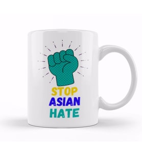 Stop Asian Hate, AAPI Asian Lives Matter Kupa Bardak Porselen