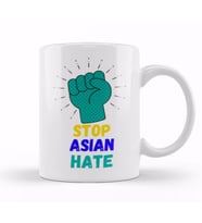 Stop Asian Hate, AAPI Asian Lives Matter Kupa Bardak Porselen