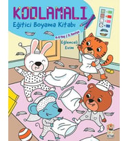 KODLAMALI BOYAMA EĞLENCELİ EVİM - SİNCAP KİTAP