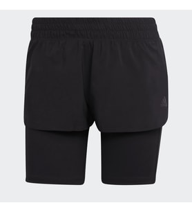 adidas Run Icons Two-in-One Kadın Çok Renkli Koşu Şortu H57754