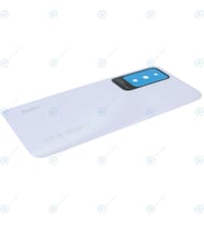 Xiaomi Redmi 10 Arka Pil Kapağı, Logolu, Lens Hariç (Beyaz)