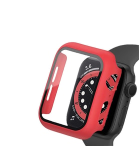BİNANO APPLE WATCH 38MM SENSE KASA VE EKRAN KORUYUCU KIRMIZI