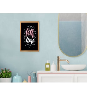 BK Home Banyo Dekoratif Retro Ahşap Tablo-3