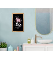 BK Home Banyo Dekoratif Retro Ahşap Tablo-3