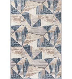 Eliana Home Baskılı, Yıkanabilir Kaymaz Taban Salon Halısı LNA1762 100x150 cm (Gri)