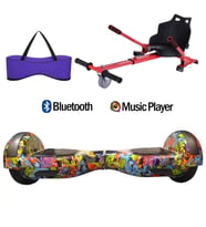 Citymate Elektrikli Kaykay Hoverboard Akıllı Denge 6.5 Inch + HoverKart + Çanta EXTREM PAKET D22