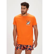 BAD BEAR Francis Orange Men's T-Shirt (Turuncu)