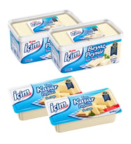 İçim Beyaz Peynir 900 gr ve Taze Kaşar 600 gr 4 lü Set