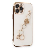 Mey İthalat® iPhone 13 Pro Kılıf Esila Silikon - Beyaz