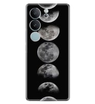 Vivo V29 Kılıf Desenli Silikon Great Moons 1354