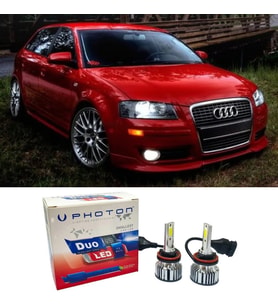 Audi A3 8P Led Xenon Kısa Far Ampulü H7 Duo Yeni Seri Beyaz 2004 - 2008