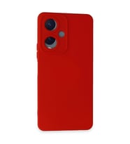 Vivo Y17s Kılıf Nano İçi Kadife Silikon - Kırmızı
