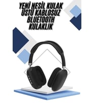 Yeni Nesil Bluetooth Kulaklık Kulak Üstü Anc Özelliği Yüksek Ses Kaliteli
