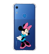 Huawei Y6s  Köşe Korumalı Antişok Kapak Minnie Mouse Tasarımlı Şeffaf  Kılıf