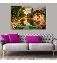 Miyrem Exclusive Serie"  Kanal ve Evler Kanvas Tablo