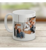 Kolaj Tasarımlı 4 Fotoğraf Baskılı Kupa Bardak