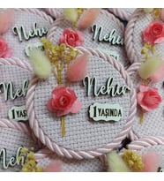 Söz-Nişan-Nikah-Kına-Bebek Hediyelik Hasır Magnet