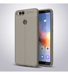 Lexroo Huawei Honor 7X Kılıf Niss Silikon Kılıf - Gri