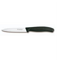 Victorinox SwissClassic 10cm Soyma Bıçağı Siyah 6.7703