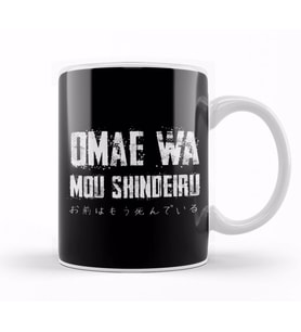 Omae Wa Mou Shindeiru Anime For Otaku Hokuto No Ken Kupa Bardak Porselen