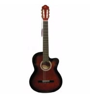 Barcelona LC 3900 CRDS Cutaway Kırmızı Sunburst Klasik Gitar