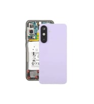 Samsung A36 Arka Kapak - Arka Pil Batarya Kapağı Kamera Lensli - SM-A366 Uyumlu (Mor)
