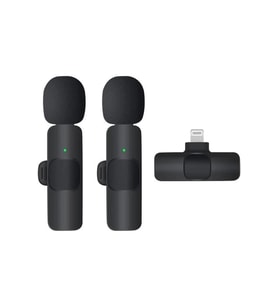 K9 Kablosuz Yaka Mikrofonu Lightning 2’li Mini Mikrofon Youtube Tik Tok 2 Adet