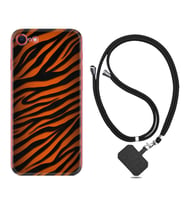 Apple iPhone 5 6 7 8 Plus Se XR Kılıf Boyun Askılı Silikon Leopar Yeni 1676