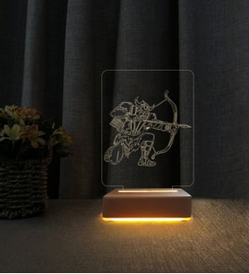 Viking Tasarım Lamba Kişiye Özel İsimli 3d Led Masa Lambası Doğum Günü Hediyesi Lamba