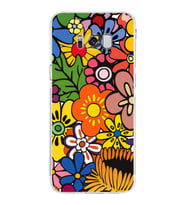 PrintiFy Samsung Galaxy S8 Plus ile Uyumlu Retro Color 2  Kamera Korumalı Şeffaf  Kılıf