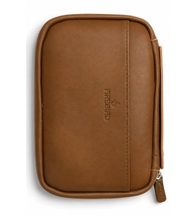 Firebird Kahverengi Deri Puro Taşıma Çantası & Seyahat Humidoru TRM5026