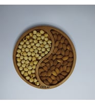 Yin Yang Ahşap Çerezlik Kahvaltılık