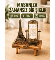 Ev, Ofis Kafeler İçin Ahşap Kum Saati Dekorasyonu